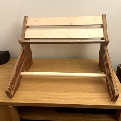 SynthToys Wooden Akai MPC Live 3 stand with second tier for synths & FX image 1