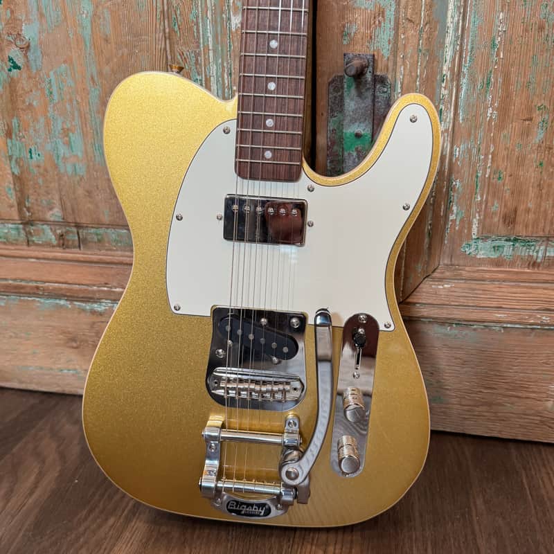 Squier Classic Vibe '60s Telecaster Custom SH Bigsby 2025 - Aztec Gold image 1