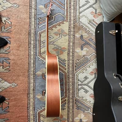 Jean Larrivee acoustic guitar Model: OM-03, Recording Series 2001 - Sitka spruce top with mahogany back and sides, ebony fingerboard, and a satin finish image 11