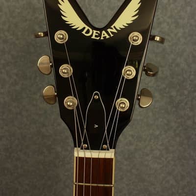 Used Dean V Chicago Flame Electric Guitar with Case image 3
