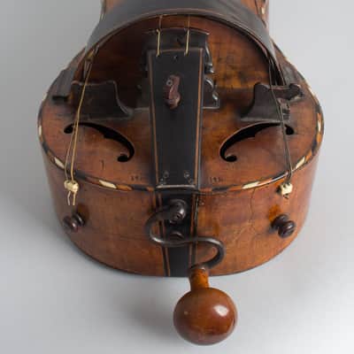 Guitar Shaped 6 String Hurdy-gurdy (maker unknown),  c. late 18th Century. image 9