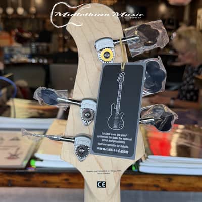 Lakland Skyline Darryl Jones DJ-5 - 5-String Bass Guitar - Lake Placid Blue Finish image 16