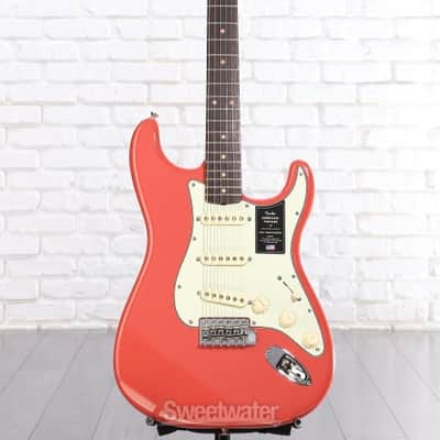 Fender American Vintage II 1961 Stratocaster Electric Guitar - Fiesta Red (StratAV261FRd1) image 1