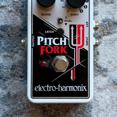 Electro-Harmonix Pitch Fork Polyphonic Pitch Shifter / Harmony Pedal 2014 - Present - Black / White / Red image 1