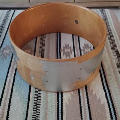 *1 DAY PRICE! CLEAN! TAMA VINTAGE 1980s 1990S MASTERCRAFT or ARTWOOD? 6.5 X 14 WOODEN SNARE DRUM SHELL image 4