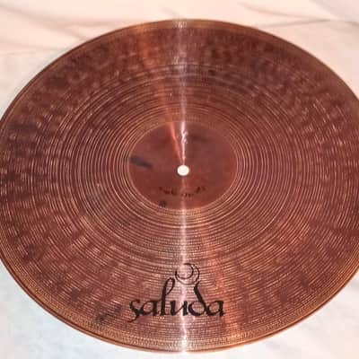 Saluda PROTOTYPE DARK THIN HAND HAMMERED 19" RIDE CRASH CYMBAL 2024 - RARE CUSTOM DESIGN image 3