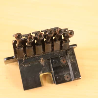 Vintage RARE Carvin Branded Stamped Kahler Steeler Tremolo Black Bridge image 10
