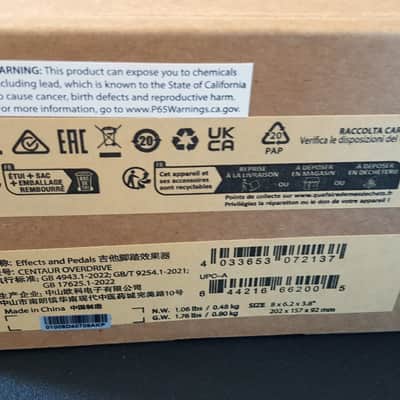 (NEW) Behringer Centaur Overdrive (Pre-Lawsuit ) - Gold image 6