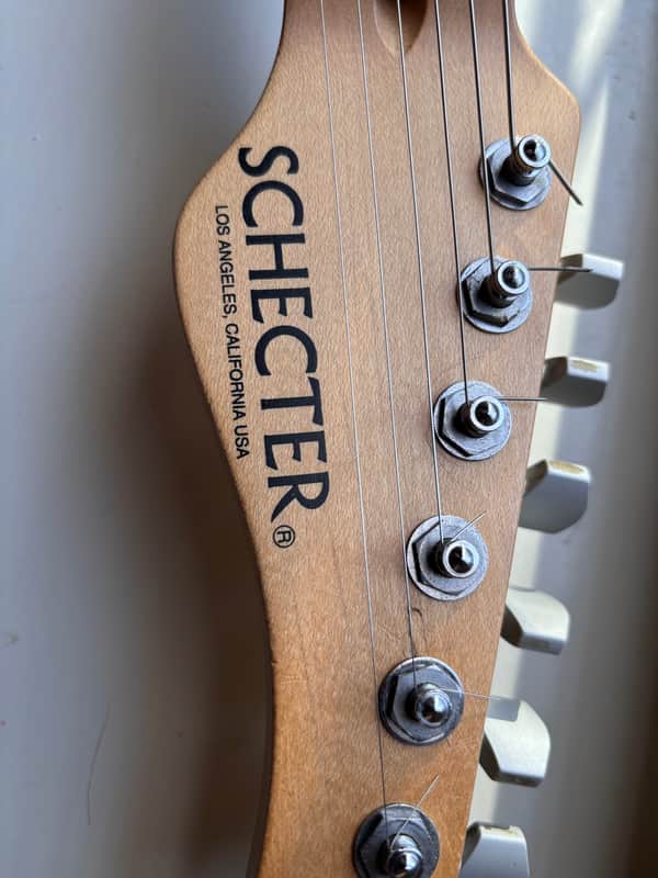 SCHECTER American Series California【整備品】 Schecter USA S series California Custom 90s - Natural Oil Wood