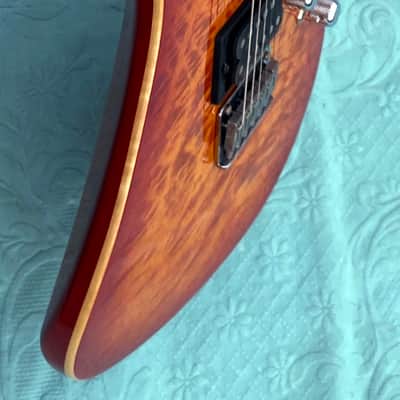 Tom Anderson Hollow Drop Top 2004 - Fire Burst with Binding image 6