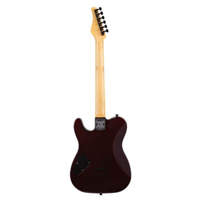 Schecter PT Classic 6-String Right-Handed Electric Guitar with Mahogany Semi-Hollow Body and Ebony Fretboard (Inferno) image 2