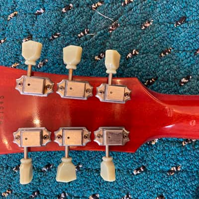Gibson Custom Shop 2012 Historic 1958 Les Paul VOS Plain Top Washed Cherry 2012 - Washed Cherry image 8