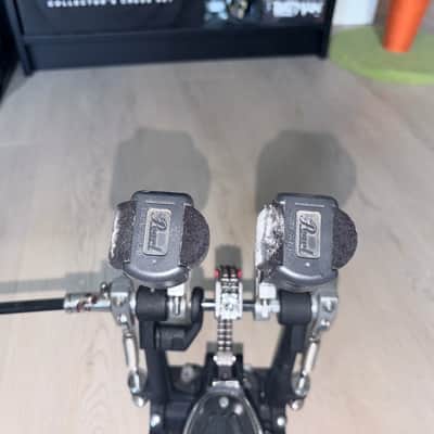 Pearl P2002C Black Chain PowerShifter Eliminator Chain-Drive Double Bass Drum Pedal 2010s - Chrome / Black image 3