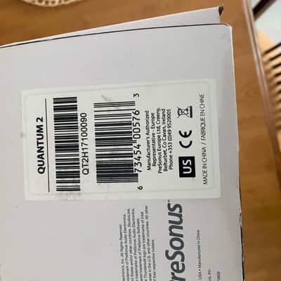 PreSonus Quantum 2 Thunderbolt Audio Interface 2010s - Black image 4