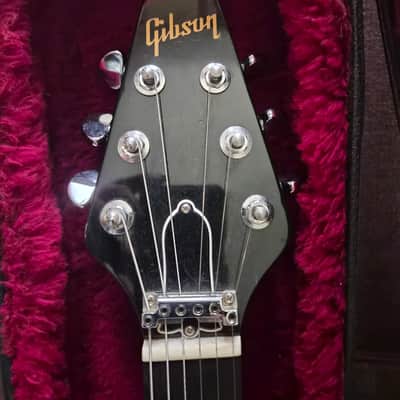 Gibson Flying V I with Kahler Vibrato and Offset Knobs 1981-1988  Ebony image 3
