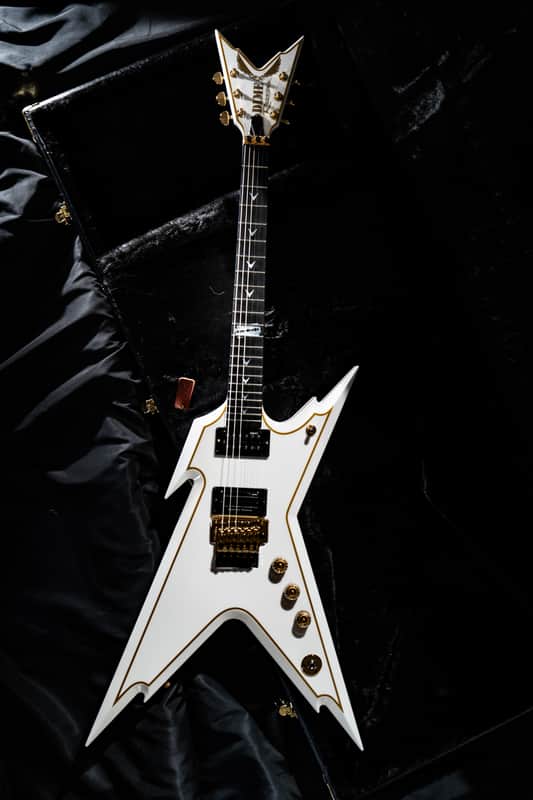 Dean Dime Razorback White-Gold USA/In Stock/Brand New image 1