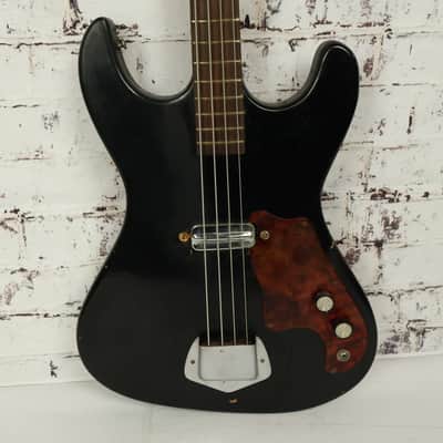 1960s Kay Model K5935 Deluxe 4-String Electric Bass Guitar W/ All Original Parts image 2