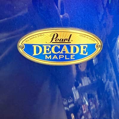 Pearl Decade Maple 20" x 14" Gong Drum in Kobalt Blue Fade (#216) – Brand New image 2