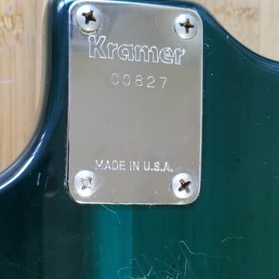 Kramer Pacer Special 1983 Translucent Emerald-RARE Color-Floyd Rose image 6