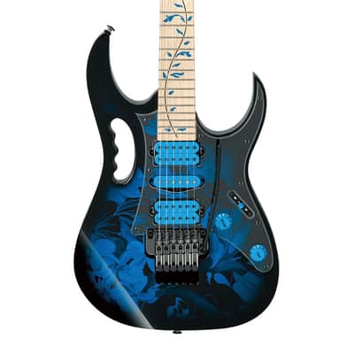 Ibanez JEM 777 VBK Black with Green Vine Inlay Steve Vai with