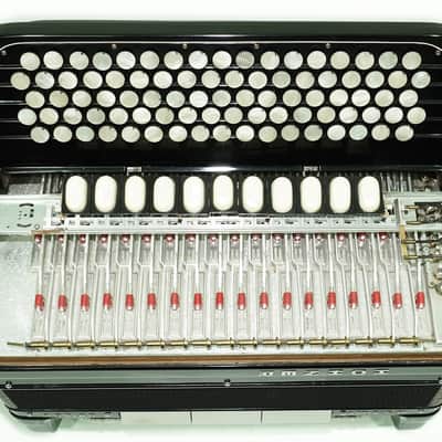 Converter Hohner Morino Artiste XII Cassotto Button Accordion, made in Germany, C Griff Knopfakkordeon, Straps and Case, 2723 image 14