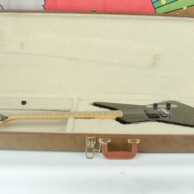 Used Turbo Electrics Spider Web Decal Explorer Style Guitar, Made by Cort, Hard Case image 10