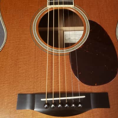 Santa Cruz Guitar Co. | OM Custom | Brazilian Rosewood & Tunnel 13 Redwood | Serial No. 4741 | Nitrocellulose image 4