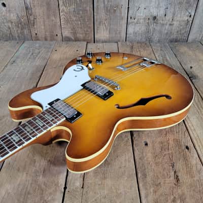 Epiphone Riviera E360TD 1969 w/ Original Case - Sunburst image 10