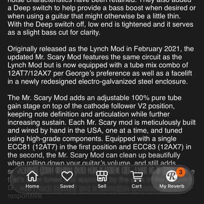 Legendary Tones Legendary Tones George Lynch Mr Scary Mod Plug-In High Gain Tube Modification Module - Wire Reverse image 6