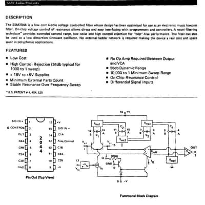PM Foundations FK-24 VCF - w/ Authentic SSM2044 - image 3