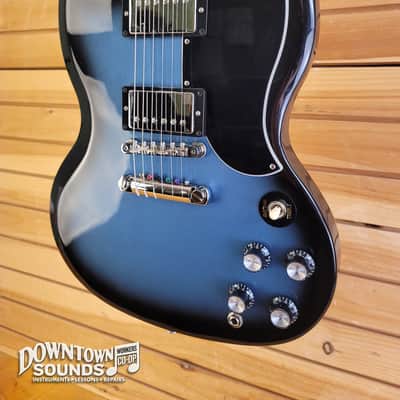 2025 Gibson SG Standard '61 with Gibson Hard Case - Pelham Blue Burst, 5lbs 14oz! image 3