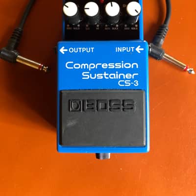 Boss CS-3 Compression Sustainer (Silver Label) 1997 - Present - Blue image 1