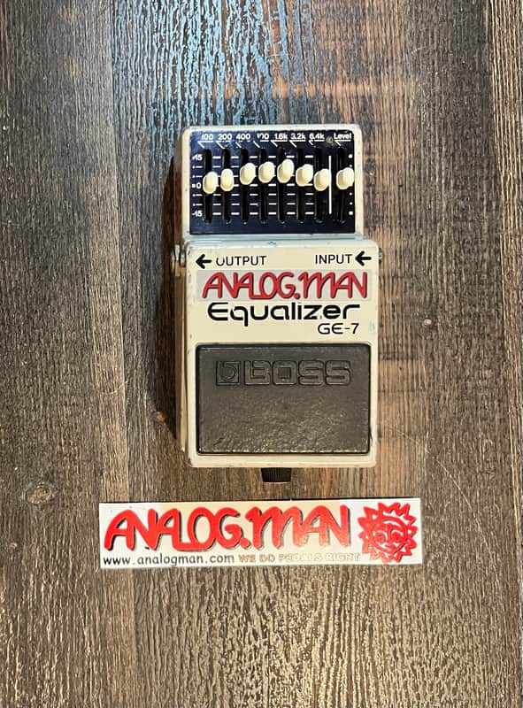 Analogman Boss GE-7 Equalizer with Mod | Reverb