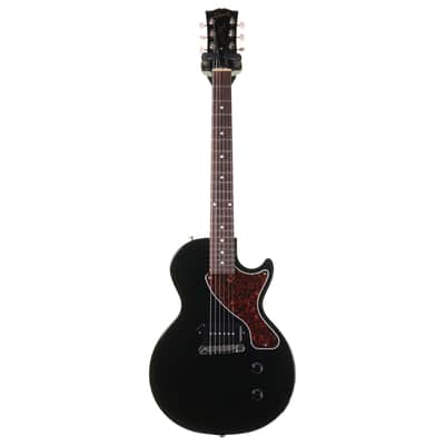 Gibson Les Paul Junior Electric Guitar, Ebony with Gig Bag, ABM Bridge Upgrade image 3
