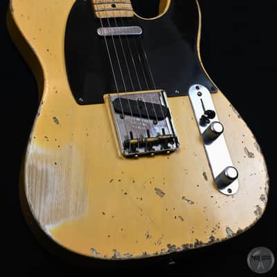 Fender Custom Shop Master Build (Greg Fessler) Nocaster Heavy Relic from 2008 in Blonde with original Hardcase image 3