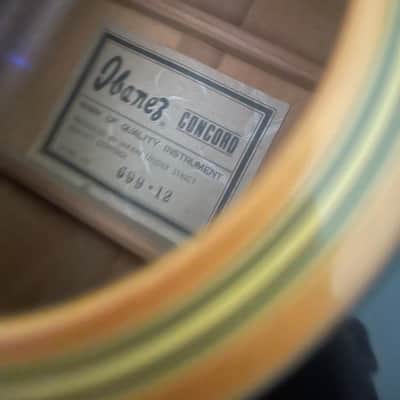 1976 Ibanez Concord 699-12 Natural w/ HSC image 12