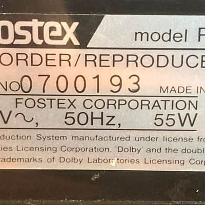 Fostex R8 8-track 1/4" tape recorder with accessories image 4