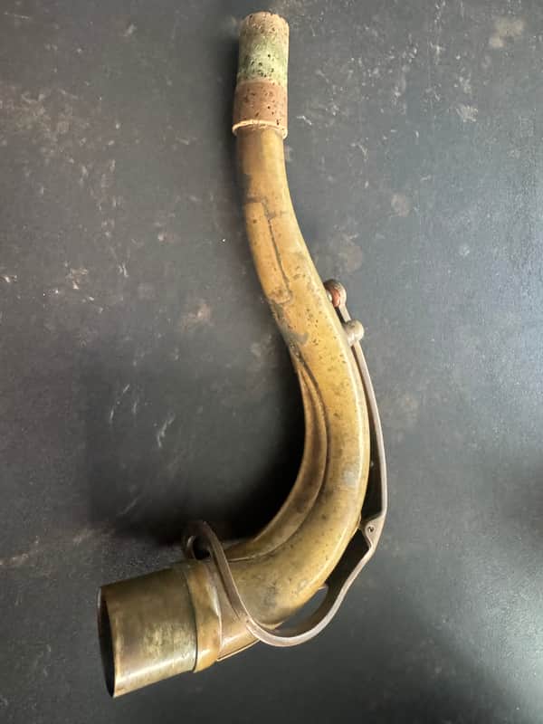 Selmer Mark 6 tenor neck 1960 - No lacquer image 1