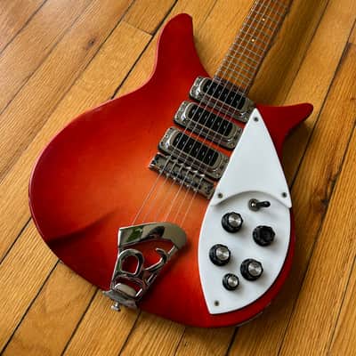 1979 Rickenbacker 320 Fireglo Flamed Electric Guitar w/ OHSC image 2