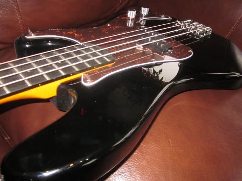 Jay Turser Solid "P" Style Maple Neck 4-String Black Electric Bass JTB-400C-BK-4 w/ Cosmetic Scratches on the Back* image 1