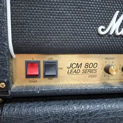 Marshall Studio Classic SC20H "JCM 800 Lead Series" 20-Watt Guitar Amp Head 2019 - Present - Black image 5