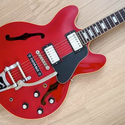 1990 Greco SA-75 Vintage Semi-Hollowbody ES-335 Guitar Cherry