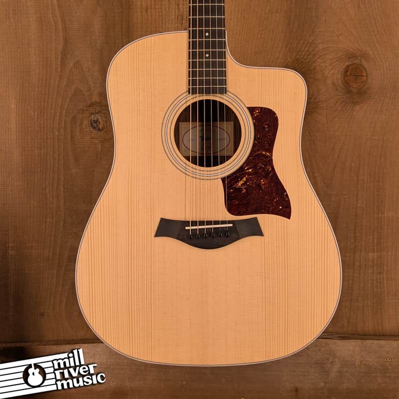 Taylor 210ce Acoustic Electric Guitar with Original Gig Bag – Used Excellent image 1
