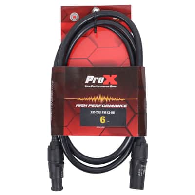 Pair of 2x Pro X 6 Ft Male to Female 12AWG Power Cable for Power Connection image 3