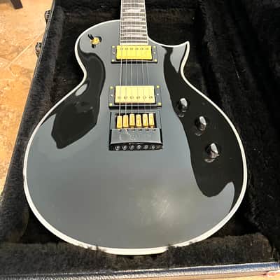 ESP LTD EC-1000T CTM Evertune 2020' - Black with Hard Shell Case image 13