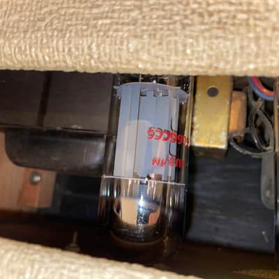 63’ Serviced Fender Bassman 6G6-A/B Brownface 50-Watt Guitar Head & cab Blonde - recapped feb 2024 by Andy Fuchs! image 20