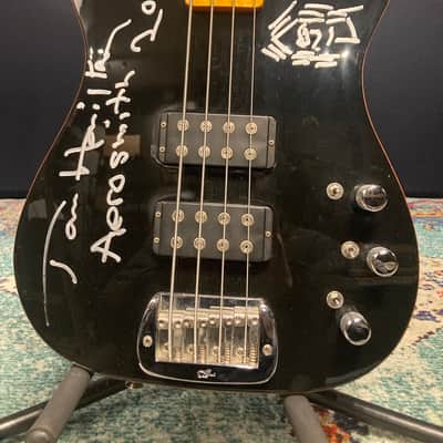 Tom Hamilton's Aerosmith, Custom Made G&L, ASAT Telecaster Bass (TH2 #5) SIGNED! PLUS Stage Worn Leather Pants! AUTHENTICATED! image 6