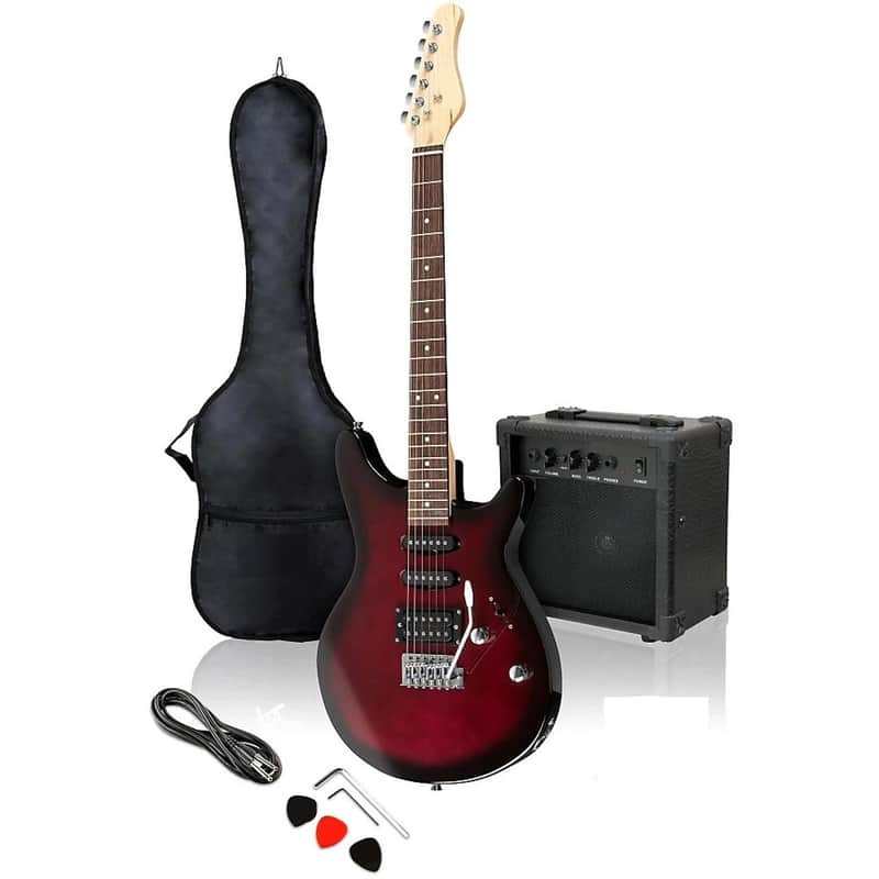Electric Guitar Pack Wine Burst image 1
