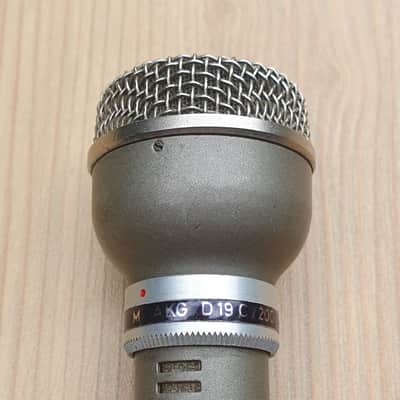 AKG D19 C studio version 60s, serviced - full spectrum sound! box + XLR adapter image 6