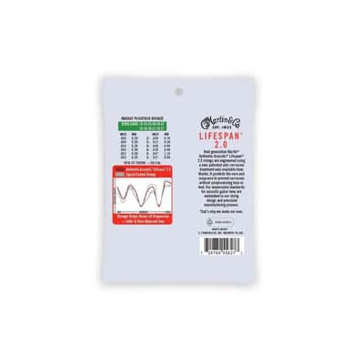 Martin MA500T 12-String Acoustic Phosphor Bronze Guitar Strings - Extra Light .10-.47 image 2